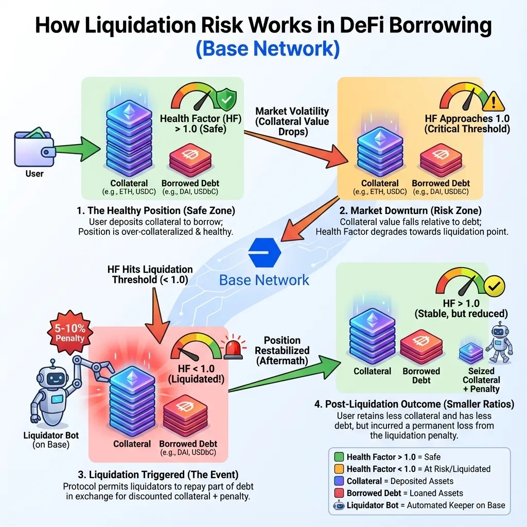 DeFi borrowig liquidation risk DeFi borrowig liquidation risk